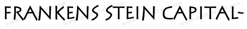 Frankens Stein Capital字体转换